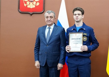 Студент СКГМИ (ГТУ) получил награду от Главы Республики Северная Осетия - Алания