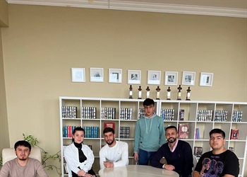 Иностранные студенты СКГМИ (ГТУ)  в литературной гостиной Национальной научной библтотеки