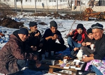 Иностранные студенты из Республики Узбекистан и Республики Таджикистан приняли активное участие в субботнике в селе Ногкау