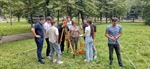 Студенты 1-го курса Архитектурно-строительного факультета вышли на геодезическую практику