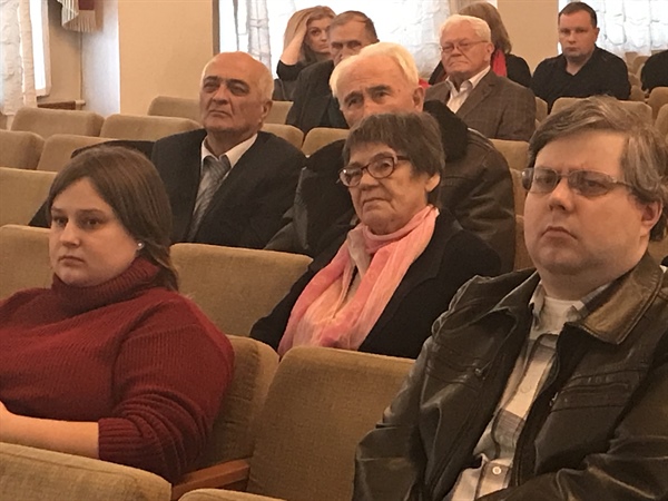 Встреча ректора вуза Ю.В. Дмитрака с профессорско-преподавательским составом