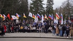 Патриотическая акция в поддержку признания ДНР и ЛНР, а также российской армии, участвующей в специальной военной операции на Украине
