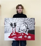 Студентка СКГМИ Полина Румянцева приняла участие в конкурсе антинаркотического социального плаката «Живой город»