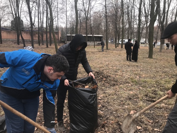 Студенты СКГМИ (ГТУ) приняли участие в субботнике