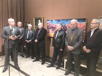 Открытие персональной выставки Мурата Джикаева, посвящённой 75-летию мастера и 55-летию его творческой деятельности